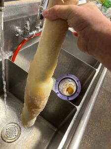 Resin in water filtration after water softener failure